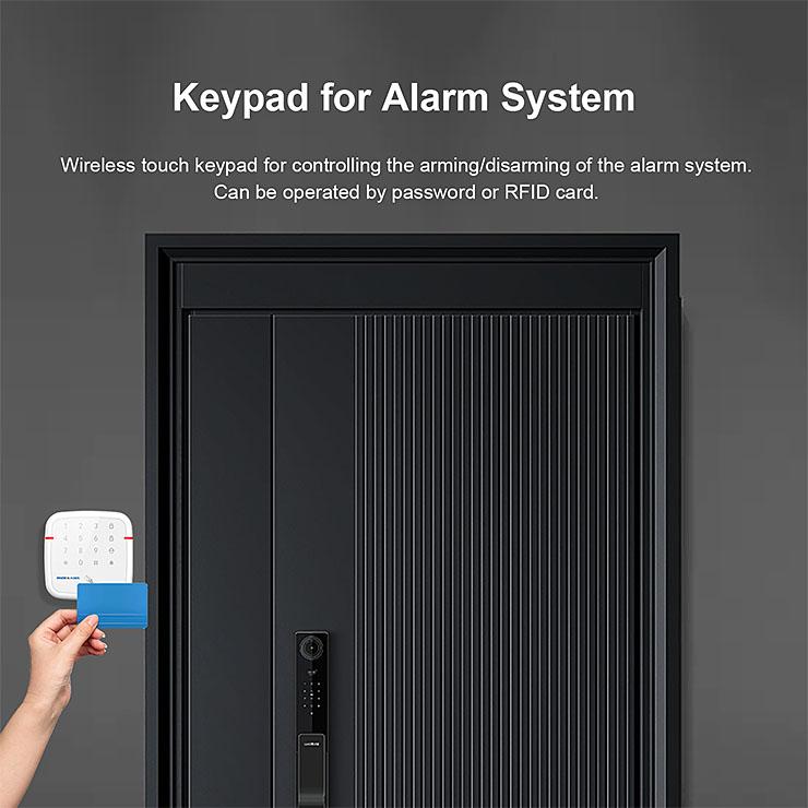 WiFi 4G Wireless RFID Touch Keypad Home Security Alarm for Intruder Alarm System 2