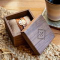 Factory Wholesale Wooden Watch Box Unfinished Walnut Wood Watch Box