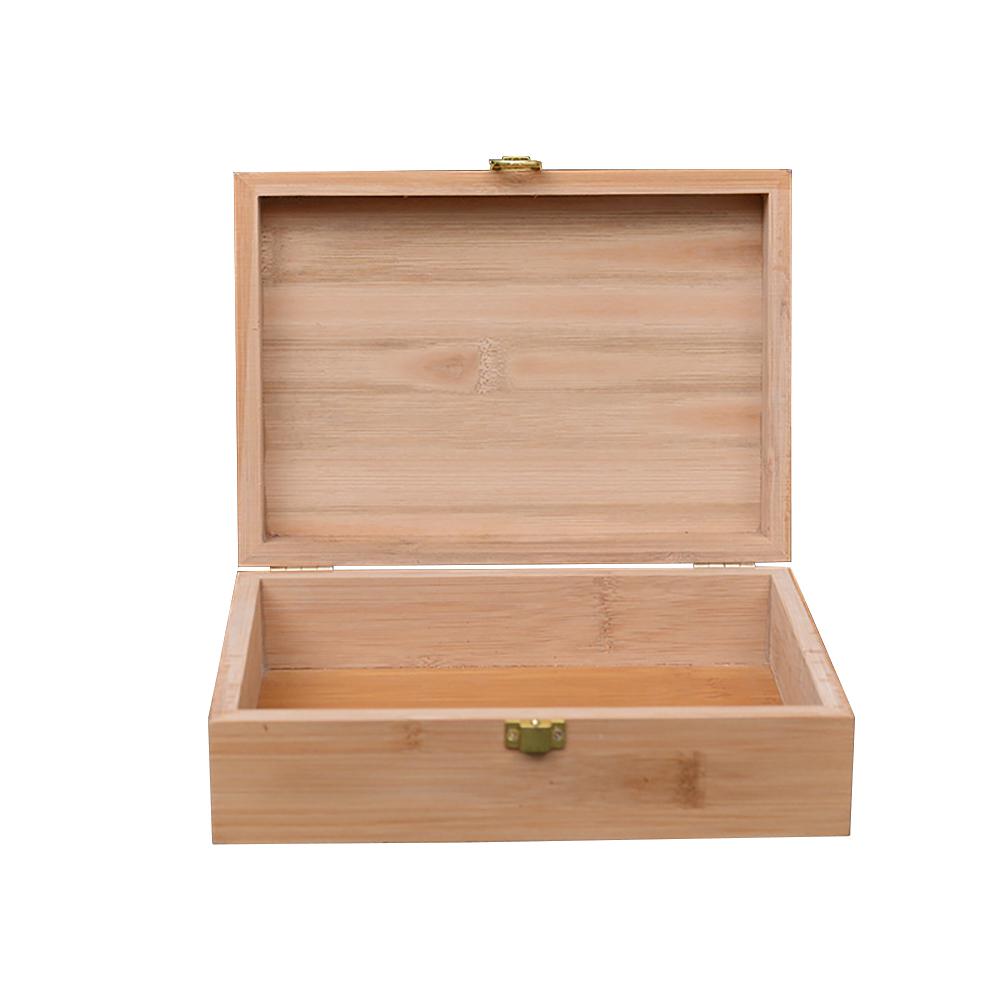 Hot Selling Wooden Gift Packaging Box Varnishing Bamboo Wood Storage Box 4