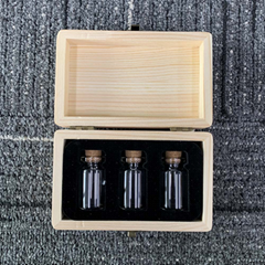 High Quality Wooden Souvenir Box Unfinished Pine Wood Keepsake Box