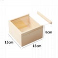 Customized Wooden Packaging Box Unfinished Wood Pine Storage Box 4