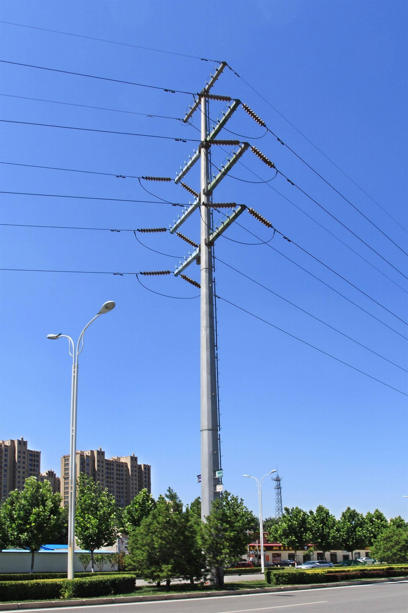 河北電力鋼杆 電力鋼管塔 電力鋼管杆