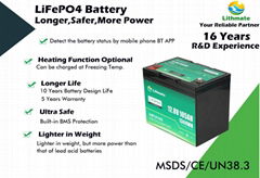 Lithium Cranking Batteries 12 volts 105ah start battery