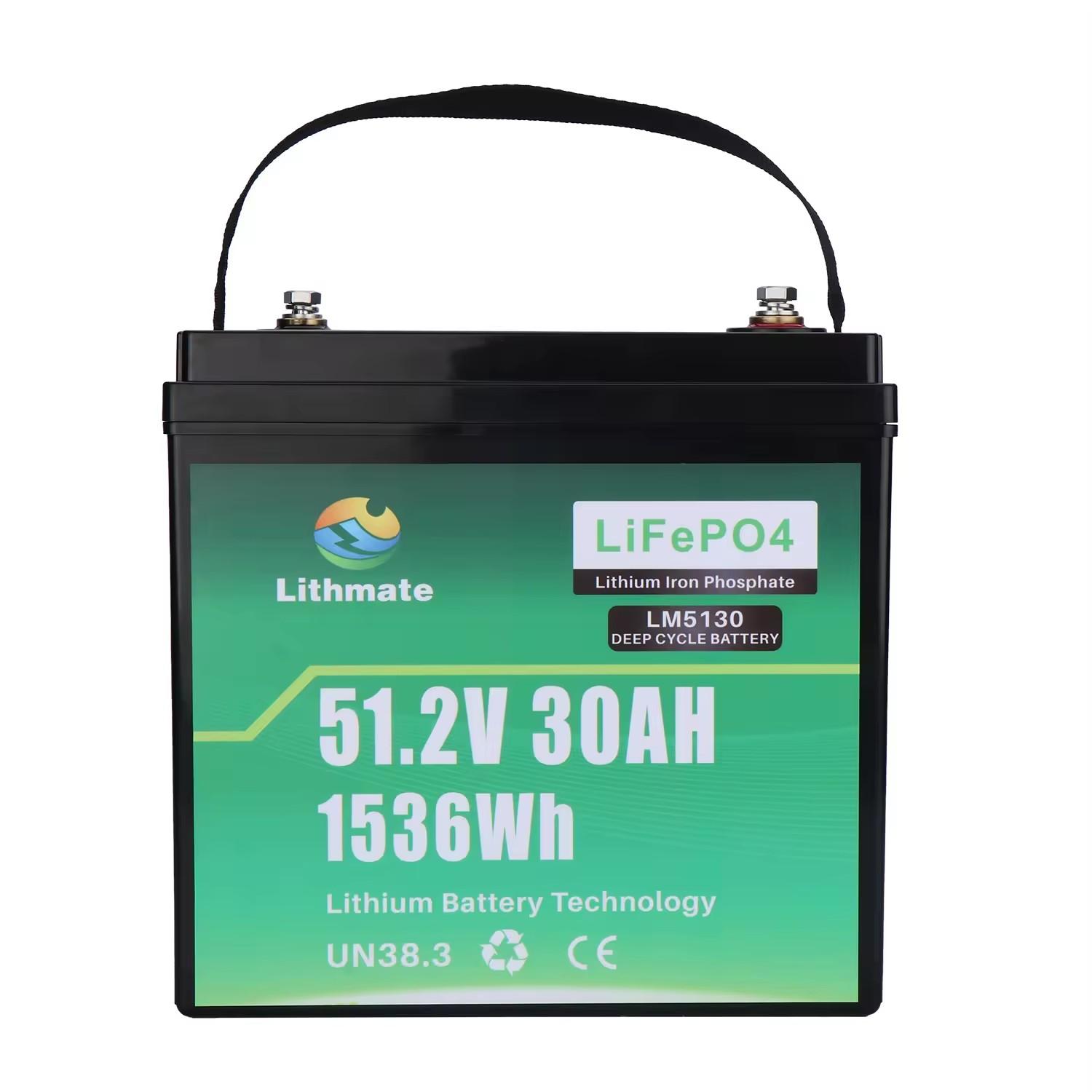 Powered Mower 51.2V 30Ah Mower Lithium Battery for Lawn Mower 4