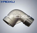 304 Investment casting external thread pipe fittings joint