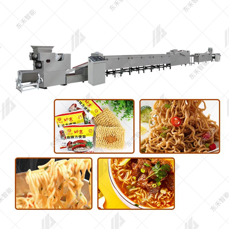 全自動小型非油炸方便面生產線波紋面機設備 3