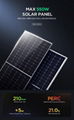  144 HALF-CELL MONOFACIAL SOLAR MODULE 530-550W