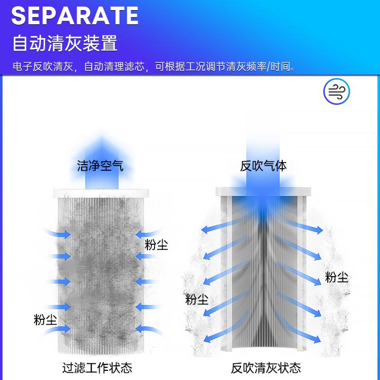 凯德威SK-830F自动反吹清灰大容量吸尘器机械加工厂吸铁渣用 2