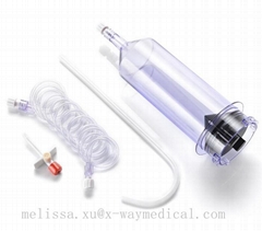 200ml CT MRI Angiographic High Pressure Injection Syringe Kit for Bayer Medrad E
