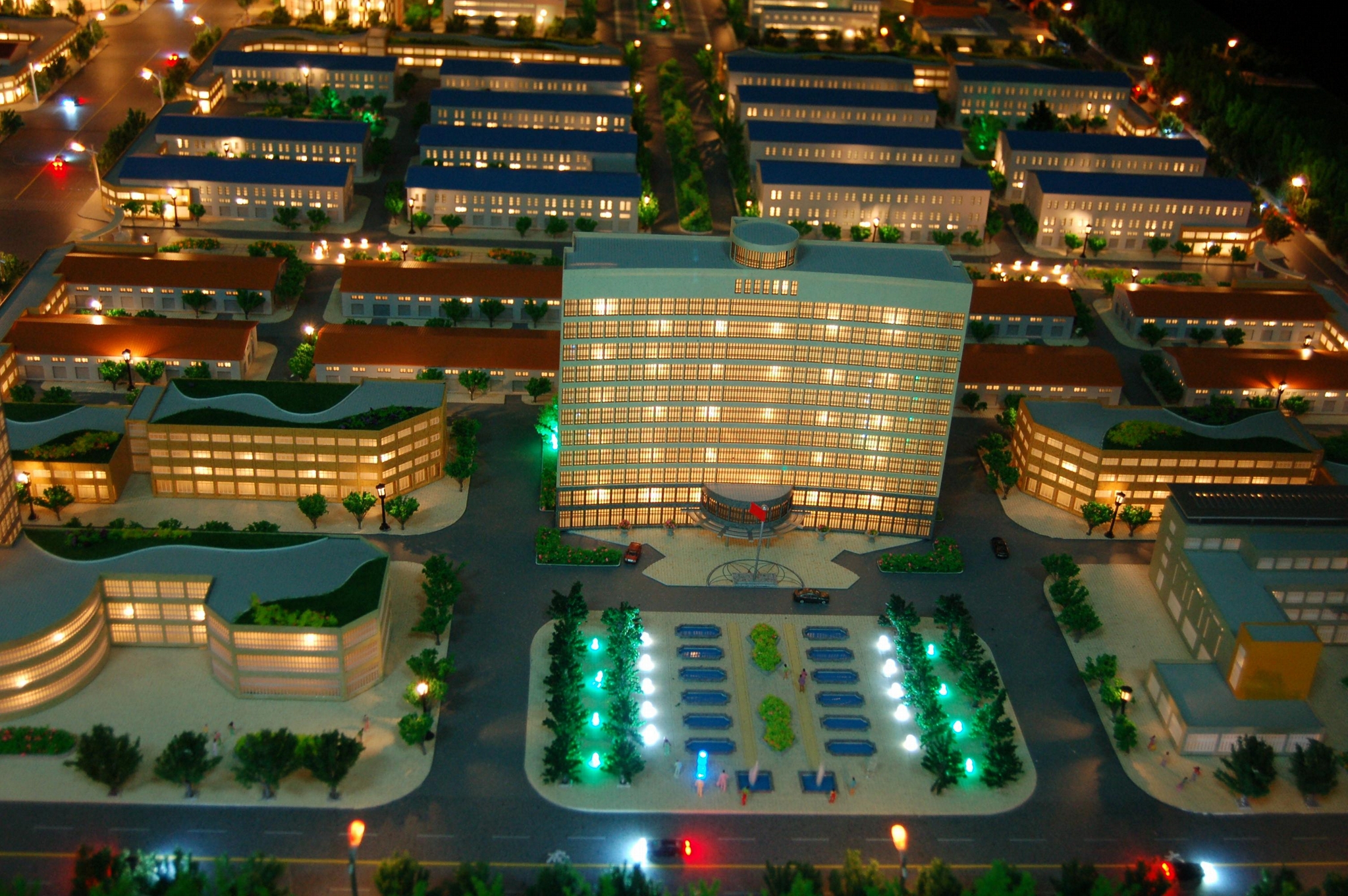 工业园区展示沙盘模型 3