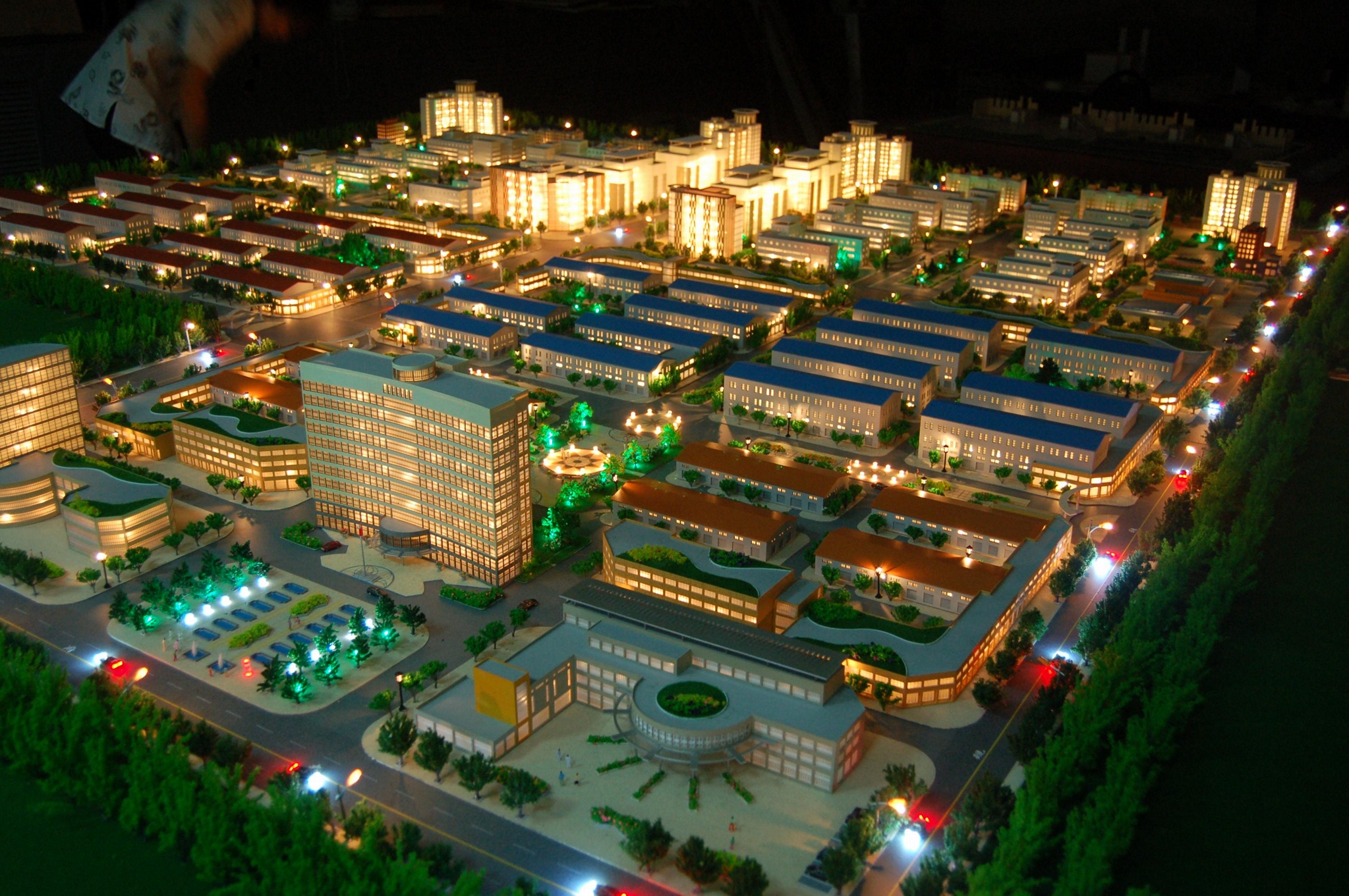 工业园区展示沙盘模型 4