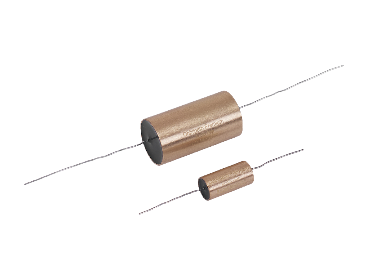 0.047uF--100uF Obbligato premium gold capacitor 4