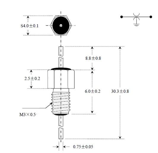 1-20pF Variable Ceramic Capacitor Trimmer Capacitor 5