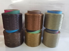 600d Dope Dyed Multifilament PP Aty Yarn for Auto Upholstery or Sofa Fabric
