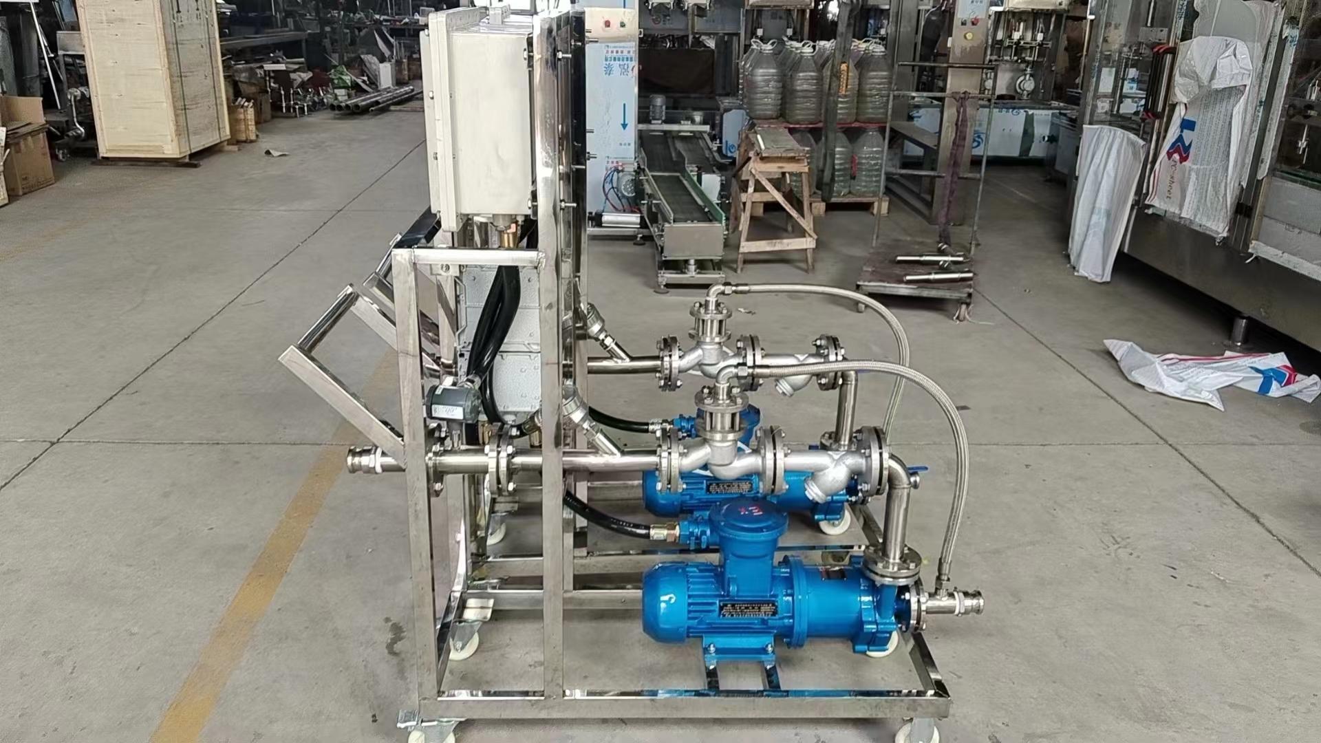  化工溶劑灌裝大桶設備磷酸灌裝大桶計量泵 2