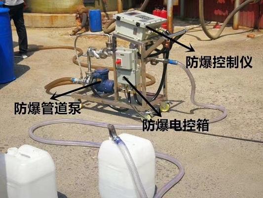丙烯酸乙酰胺自動加註設備乙二醇定量加註計量泵  5