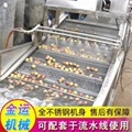 可定制气泡清洗机 净菜加工流水