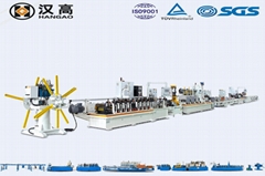 High speed precision industrial pipe welding production line