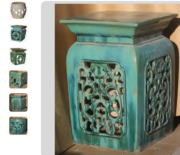 Hot Selling Cheap Custom Traditional Chinese Garden Outdoor Ceramic Stool 3