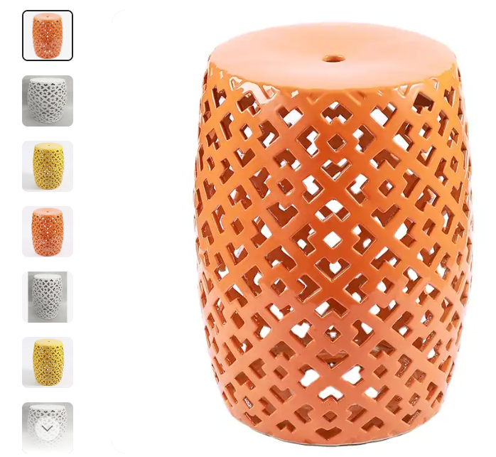 Hot Selling Cheap Custom Traditional Chinese Garden Outdoor Ceramic Stool 4