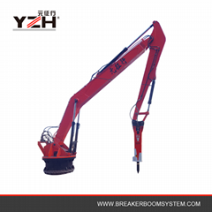 YZH Pedestal rockbreaker boom system