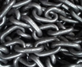 Black Coated Studless Link Anchor Chain