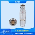 兼容各大厂家圆形推拉自锁连接器