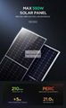 580W-600W HJT 144-cell Bifacial Half Cell Double-glass Mono Crystalline Solar M