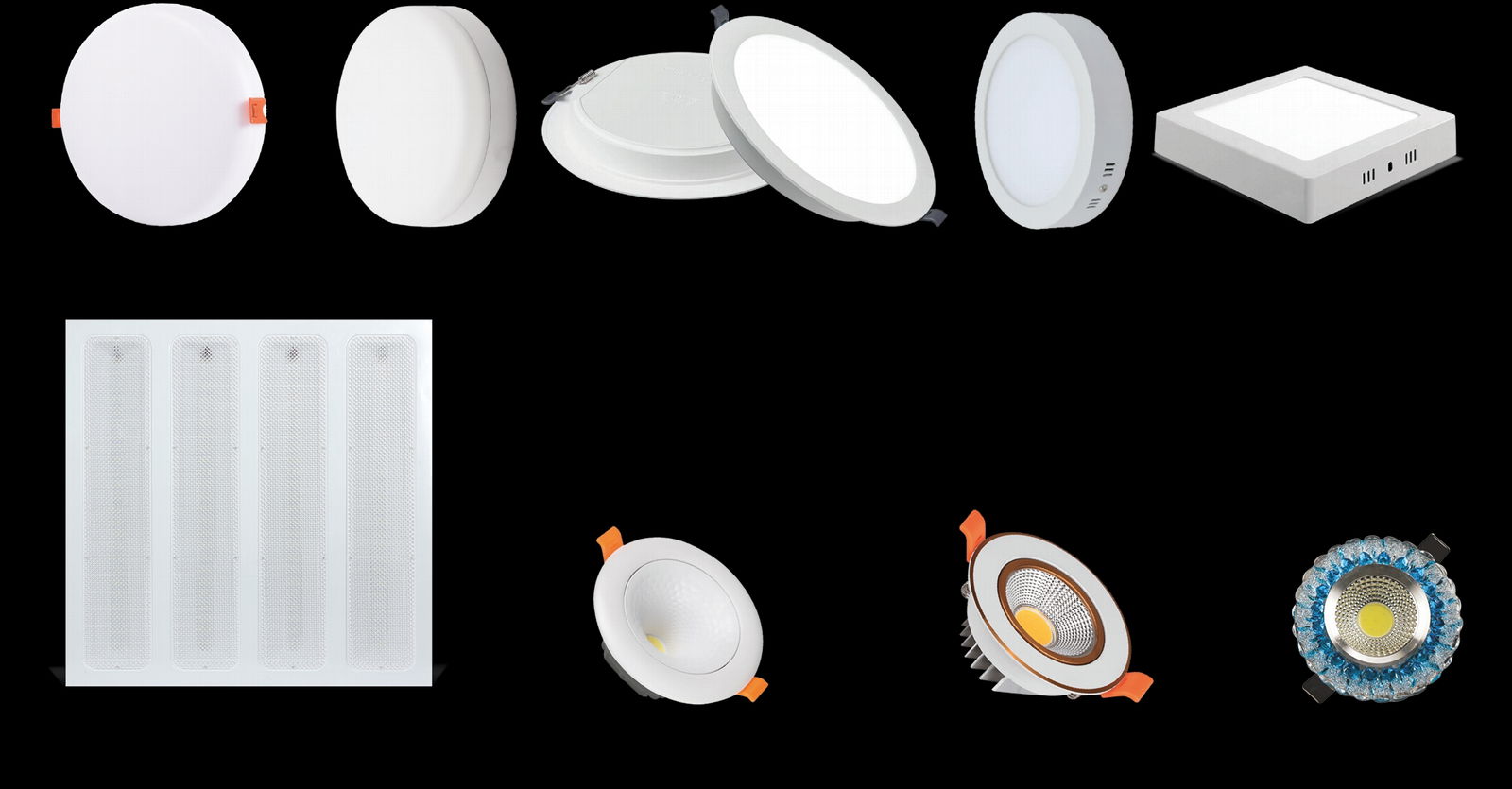 All types of indoor lighting in different sizes 3