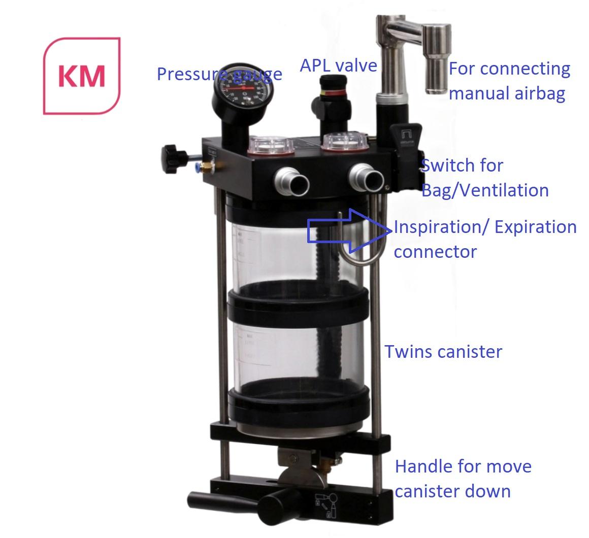 Breathing System  Circle Absorber for Anesthesia Machine 2