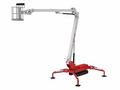 230kg 22-28m Mobile Electric Telescopic Boom Lift for Aerial Work