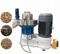 Vertical ring mold pellet machine