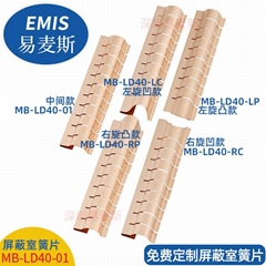 The shielding room spring is equipped with 4 types of angle springs