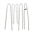Easy to install prefabricated strain clamps/pre-regenerative deadbolts