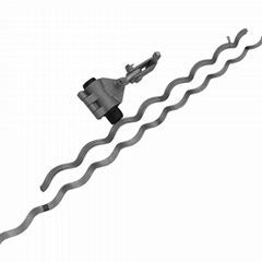 Pole clamp overhead fiber optic cable clamp ADSS for pole wall mounting suspensi