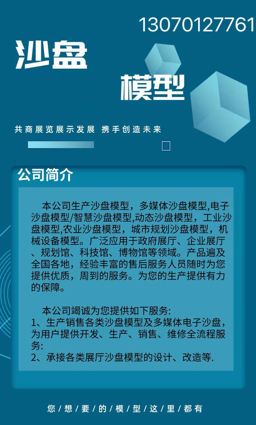 新能源電子沙盤製作 三維可視化模型 5