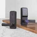 fingerprint keyless smart door handle lock  5