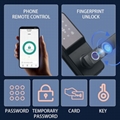 fingerprint keyless smart door handle lock  6