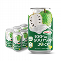 100% Soursop Juice Drink Enrich Vitamin C | Can, 330Ml