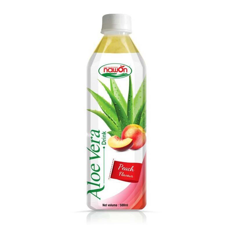 Aloe Vera Drink With Strawberry | Bottle, 500Ml