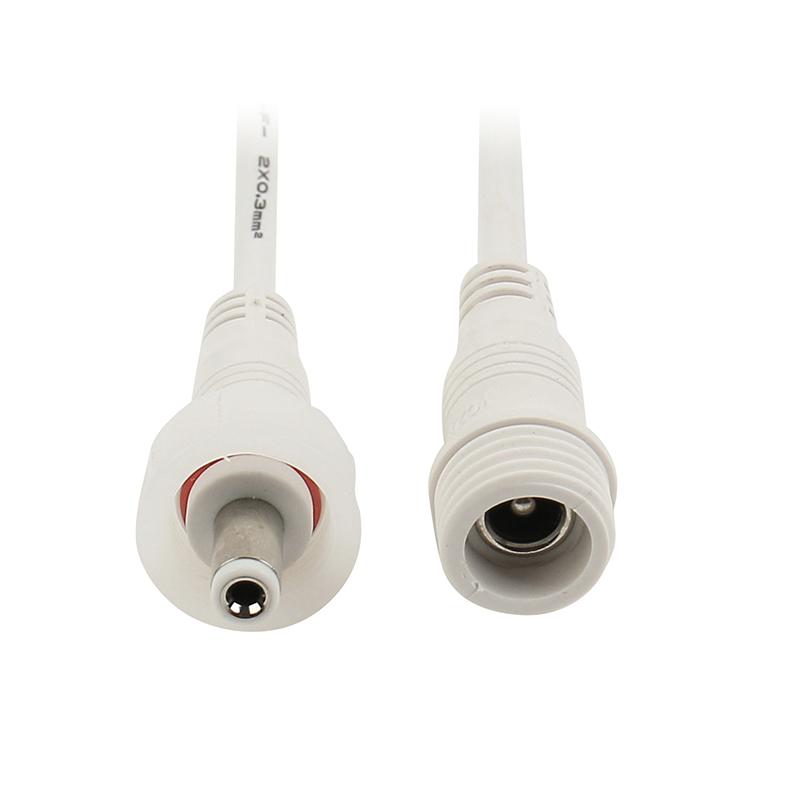 Black And White 55*21 DC Wire Waterproof Connectors