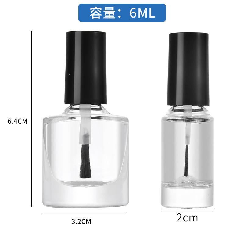 Coloured Small Design Glass Nail Polish Bottles with Cap 5