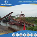 China High Efficiency Hengpeng 200t Chain Bucket Gold Mining Dredger