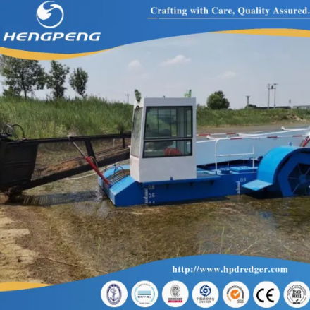 China Efficient Aquatic Weed Harvester & Water Plant Cutting Vessel 3