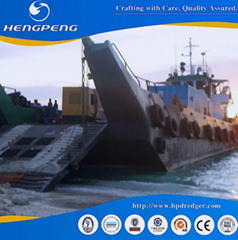 300ton Deck Logistics Transportation Cargo Barge/River Ferry Modular Pontoon Dua