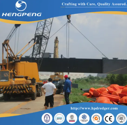 Robust Construction Hengpeng Shipyard Bucket Wheel Dredger for Tough Environment 2