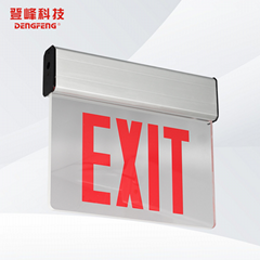 U/L可充电出口标志应急灯EXIT壁挂吸顶电压120-277V应急照明