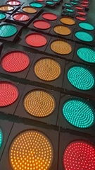 full scree traffic signal light