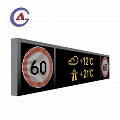 Pole Mounted Traffic Variable Message Sign