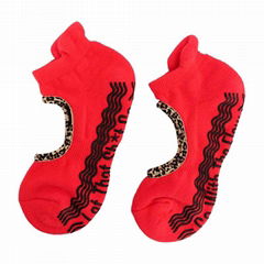 Custom Mary Jane Yoga Socks With Grips